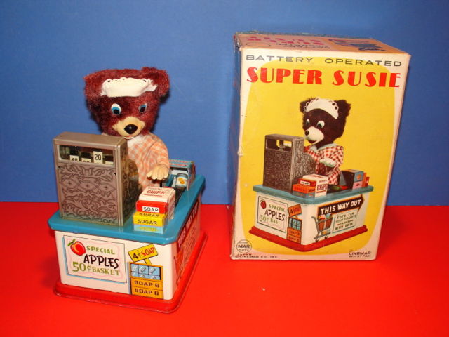 Super Suzie  w/ Box© 1950s Linemar Toys